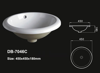 Round Drop In Sink,Ceramic Drop In Sink,Circular Drop In Sink,Drop Sink,Dropped In Sink,Bowl Drop In Sink