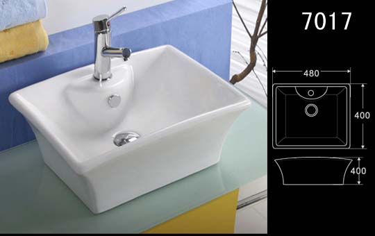 Cabinet Vessel Sink,Cabinet Sink,Recessed Basin,Square Bathroom Sink,Square Vessel Sink