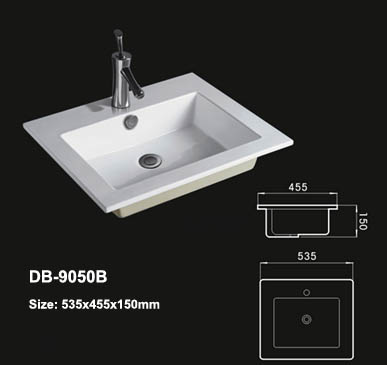 Porcelain Drop In Sink,Ceramic Drop In Sink,Square Drop In Sink,Round Drop In Sink,Drop In Vanity Sink