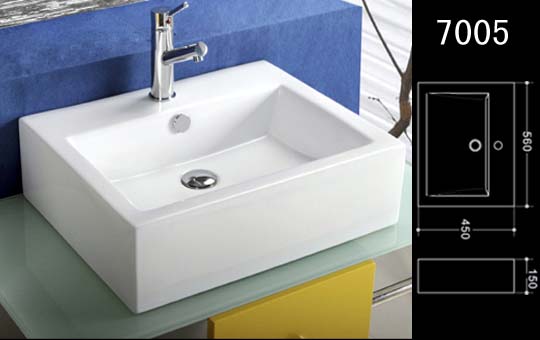 Rectangle Bathroom Sink